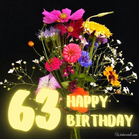 Happy 63rd Birthday Cards And Funny Images
