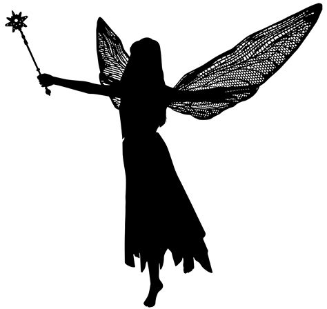 Fairy Silhouette Clip Art At Getdrawings Free Download