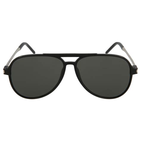 Saint Laurent Aviator Style Acetate Sunglasses Black Ref 330364 Joli Closet
