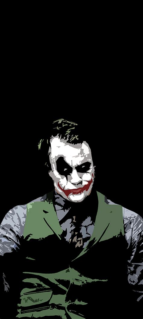 Joker Heath Ledger 1080x2400 Ramoledbackgrounds