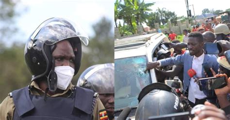 Uganda Police Accuse Bobi Wines Supporters Of Throwing Teargas At Law