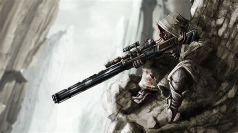 Wallpaper Artwork Soldier Destiny Video Game Military Sniper
