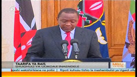 Today's speech by president uhuru kenyatta is expected to highlight on the achievements that the jubilee government has made. President Uhuru Kenyatta's speech on the Garissa ...