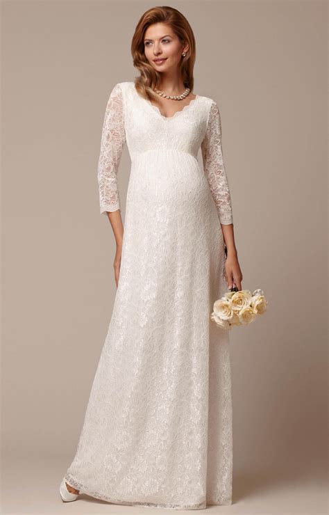 Buy maternity wedding dresses and get the best deals at the lowest prices on ebay! Chloe Lace Maternity Wedding Gown Ivory - Maternity ...