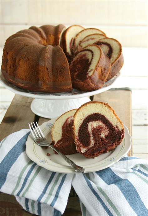 Red Velvet Marble Swirl Cake A Farmgirls Kitchen