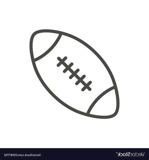 Only after the signing of college phenom red grange in 1925 did pro football begin to increase. Best Football Outline Vector Cdr » Free Vector Art, Images ...