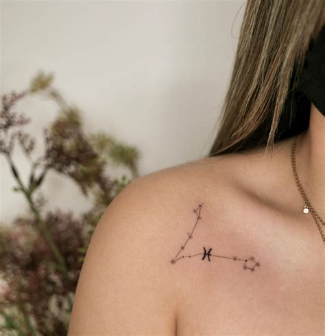 Pisces Constellation Tattoo Aquarius Tattoo Pisces Tattoos Constilation Tattoo Tattoo Signs