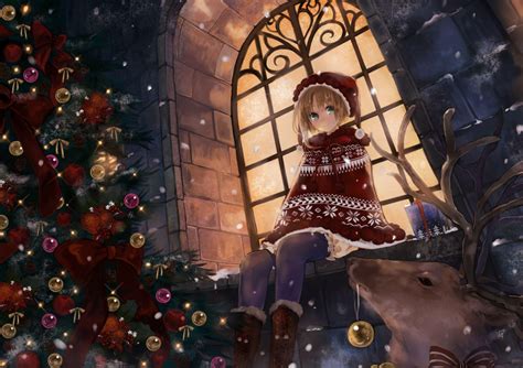 Anime Christmas Wallpapers Wallpaper Cave