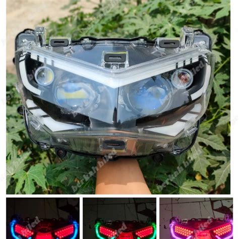 Jual Berkah Headlamp Nmax All New Isi Projie Biled Aes Wst