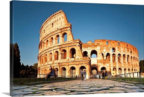The Colosseum Roman Forum Rome Lazio Italy Europe Photo Canvas