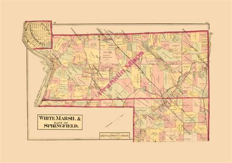 Andys Antique Maps 1877 Scott Montgomery County