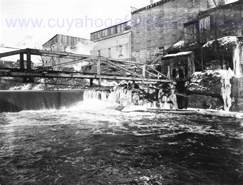 Sheraton Dam 1918 Photo Cuyahoga Falls Historical Society Cuyahoga