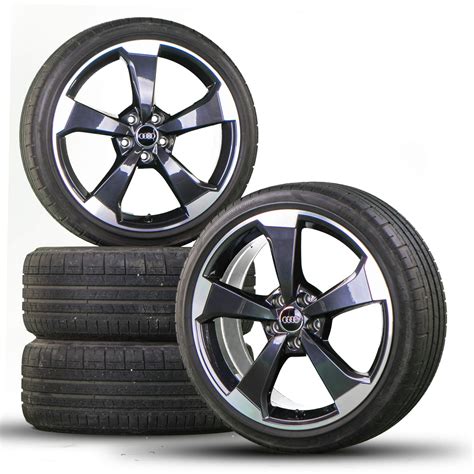 Audi Rs3 8v Sportback 19 Inch Alloy Wheels Rotor 2 Rim Summer Tires