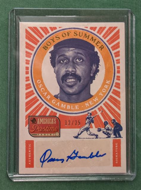 Hot trends in the sports card, entertainment trading card, and memorabilia industry. Baseball Card Breakdown: Oscar Gamble PC