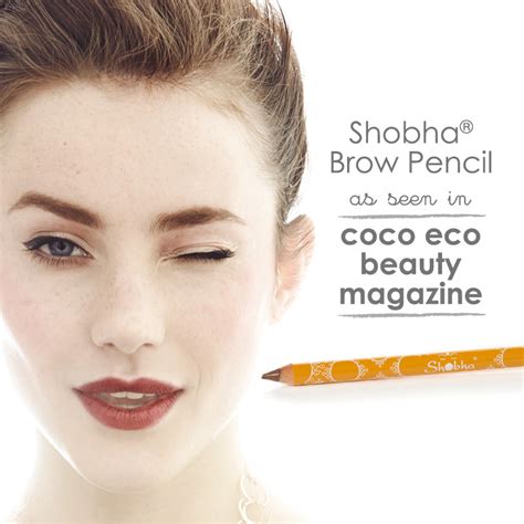 The MyShobha Com Blog Shobha Brow Pencil In Coco Eco Magazine