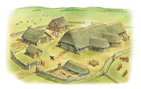 A Viking Farm From The Q Files Encyclopedia Vikings Viking Village