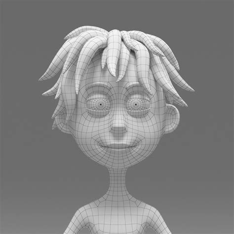 Character Boy Cartoon 3d Model Cgtrader