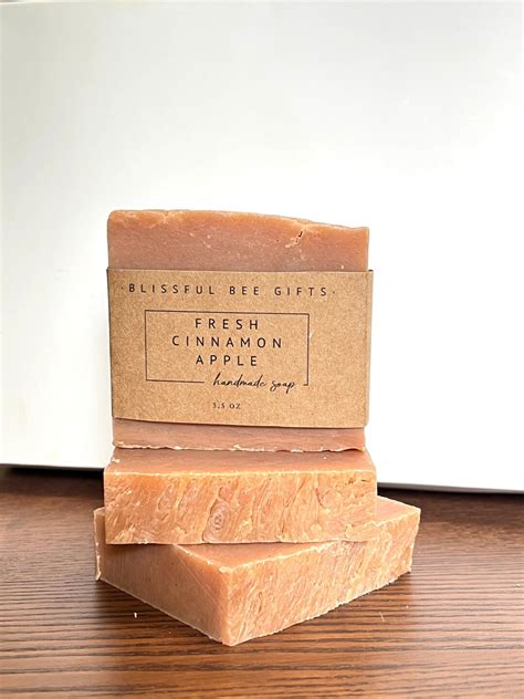 Fresh Cinnamon Apple Soap Apple Soap Bar Soap Etsy