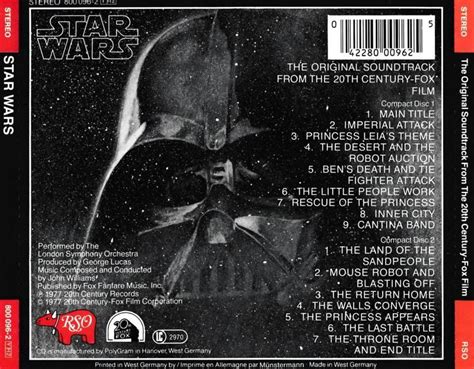Star Wars A New Hope 2 Lp Walt Disney Records Page 2 John Williams