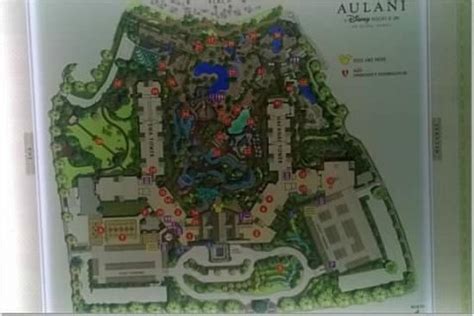 Map Of Grounds Picture Of Aulani A Disney Resort And Spa Kapolei