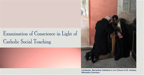 examination of conscience catholic social teaching vinformation