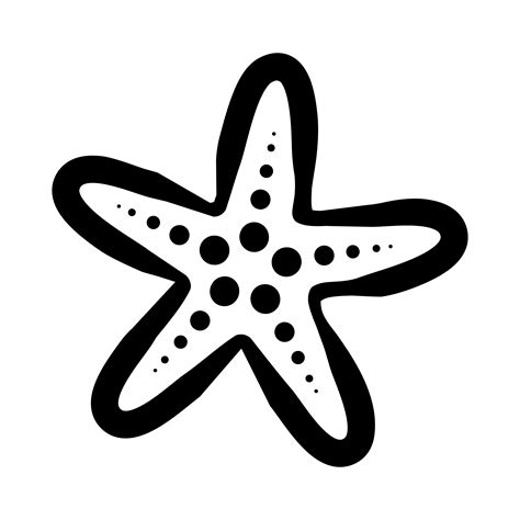 Starfish Sea Creature Vector Icon 546484 Vector Art At
