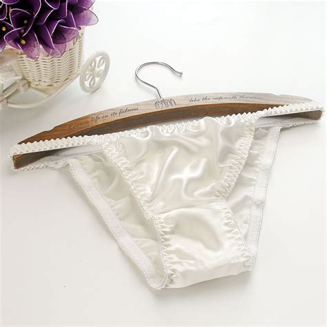 Fashion High Fork Knicker 100 Mulberry Silk Low Rise Briefs Pure Silk Panties T Shaped Panties