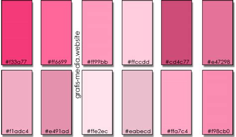 Ide 28 Kode Warna Pink Pastel