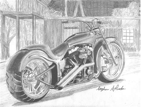 Custom Motorcycle Art Custom Motorcycle