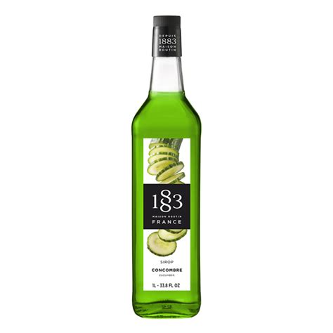 1883 Maison Routin Cucumber Syrup 1L Mission Total Supply