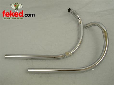 Exhausts Bsa Exhaust Pipes 500cc Bsa A7shooting Star 500cc Exhaust Pipe 1950 54