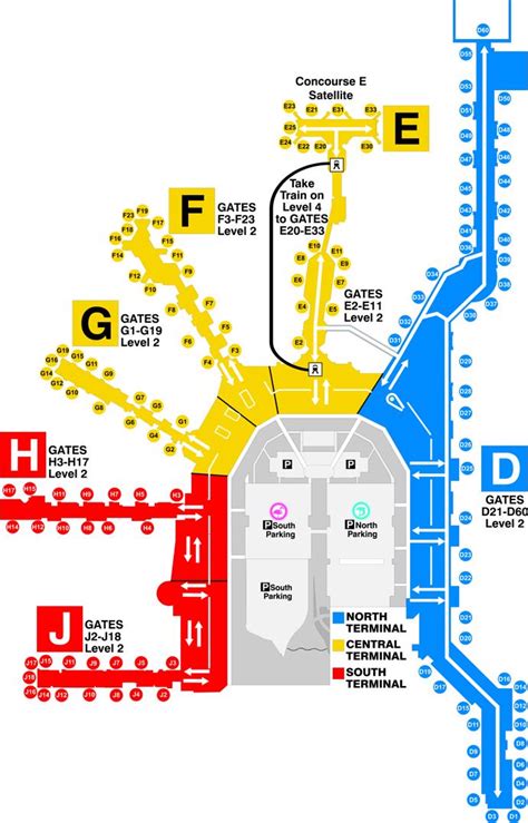 Atlanta Airport Food Map Concourse D What Makes The Design And Layout