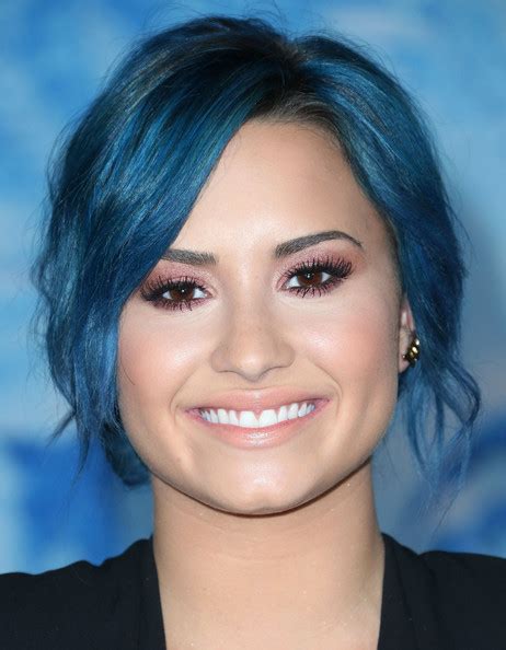 Demi Lovato Moves On To New Blue Hair Color Fashion Trend Seeker