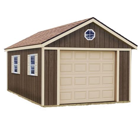 Best Barns Sierra 12 Ft X 16 Ft Wood Garage Kit Without Floor Sierra