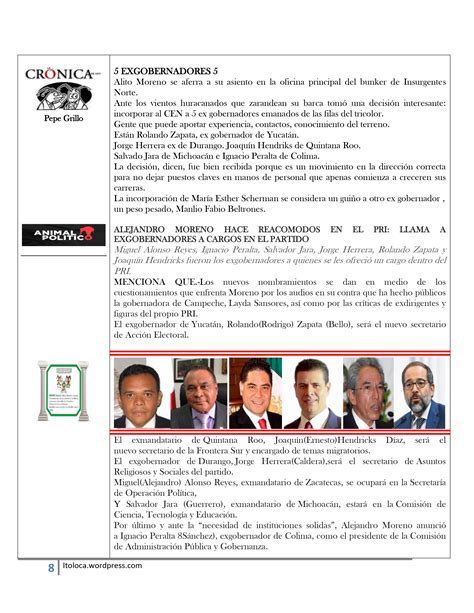 DIRIGENCIAS NACIONALES DE PARTIDOS POLÍTICOS PROCESOS ELECTORALES