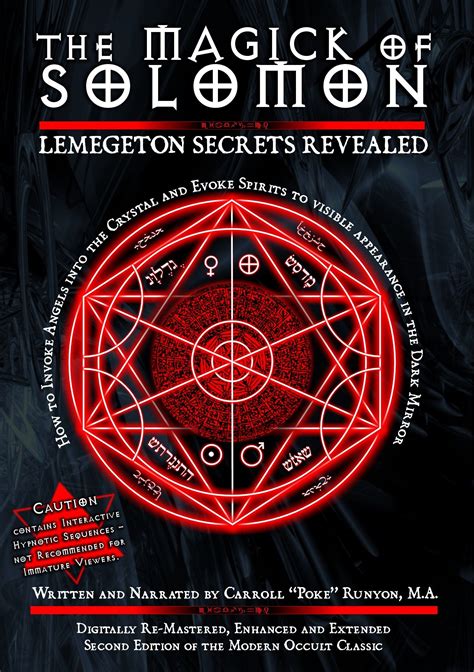 The Magick Of Solomon Magick Secrets Revealed Magick Book