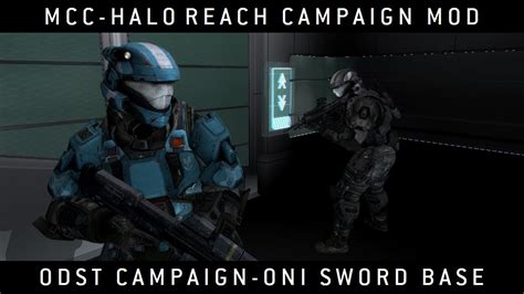 Halo Mcc Halo Reach Campaign Mod Odst Campaign Oni Sword Base Youtube