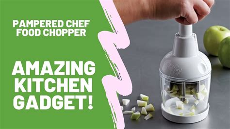 Best Kitchen Gadget How To Chop An Onion Pampered Chef Food Chopper