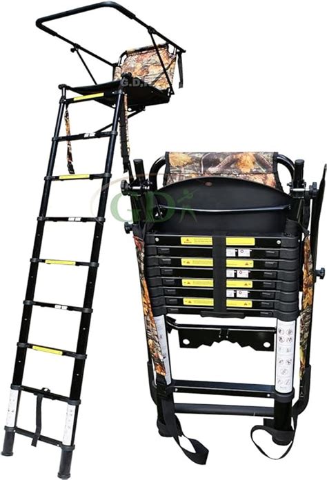 Gdk Telescopic High Seat 25m Telescopic Hunting Ladder Stalking