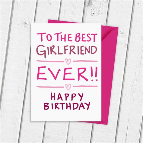 We did not find results for: birthday card for best girlfriend ever by a is for alphabet | notonthehighstreet.com