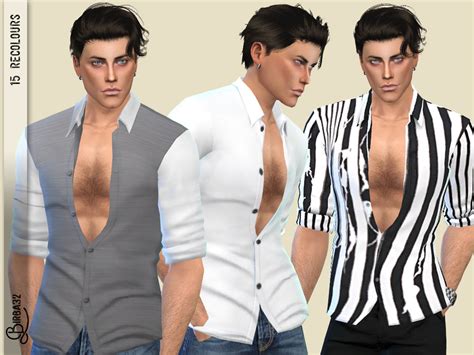 Sims 4 Male Shirts 10shay