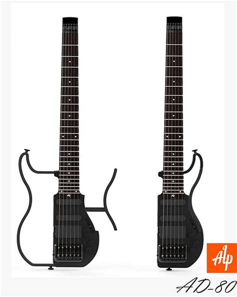 Alp Ad 80 Foldable Headless Travel Guitar Silent Guitar Reverb