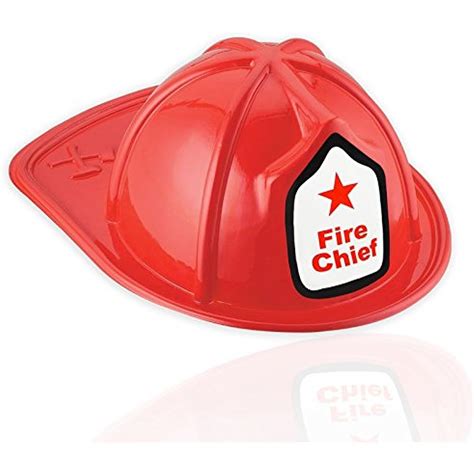 Kids Firefighter Hat 12 Pcs Plastic Hats Double Axe Chief Theme Party