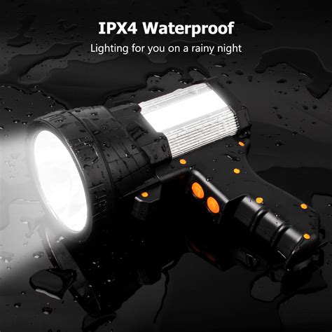 Super Bright Spotlight 6000 Lumen Led Flashlight Handheld Rechargeable