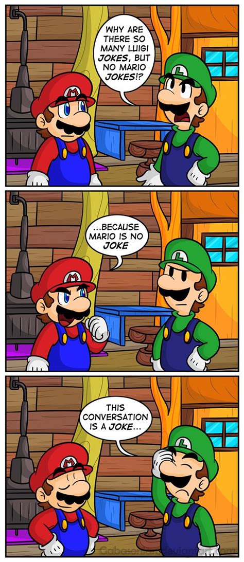 No Joke By Gabasonian On Deviantart Mario Funny Mario And Luigi Super Mario Art