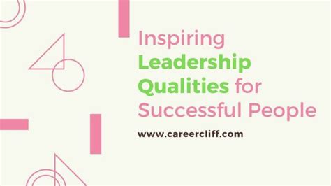 Pin By Life Simile On Career Cliff Leadership Qualities Successful