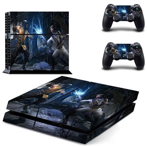 Mortal Kombat Design Decal Skin Cover For Playstaion 4 Console Ps4 Skin