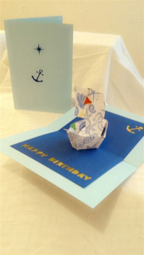 Flag Ship Pop Up Birthday Card In Home Furniture And Diy Celebrations