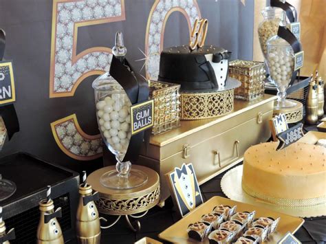 Black And Gold Tuxedo Birthday Party Ideas Photo 2 Of 39 Catch My Party