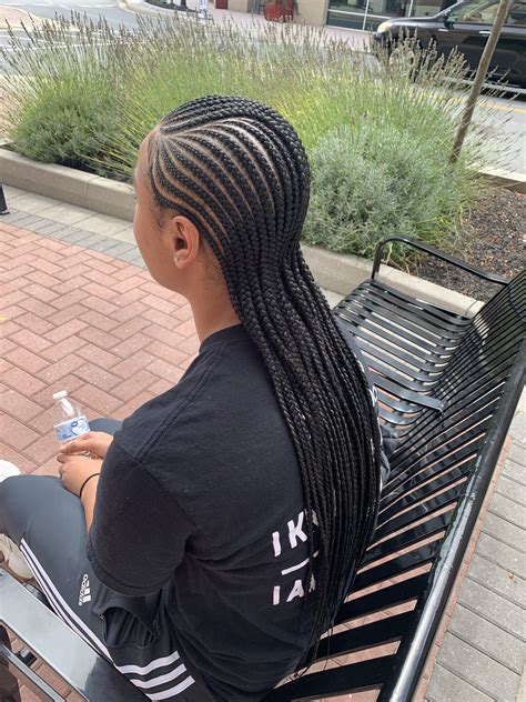 Ghana braids one corner hair style. One Layer | African hair braiding styles, Cornrow ...